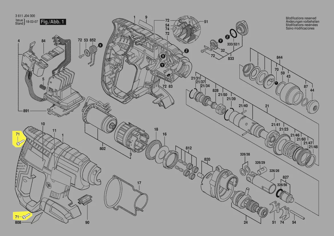 Vis réf. 1 613 435 036 Bosch
